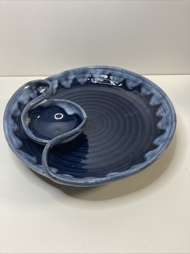 Ceramic chip and dip - ceramic, platter