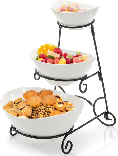 Tiered serving bowl set - tiered,